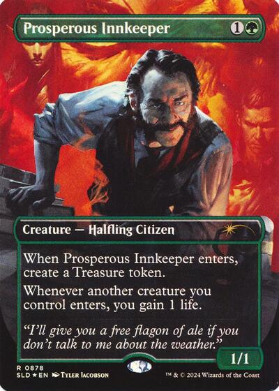 Prosperous Innkeeper (Rainbow Foil) (Secret Lair) Light Play Foil