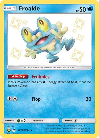Froakie (Hidden Fates: Shiny Vault) Near Mint Holofoil