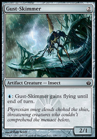 Gust-Skimmer (Mirrodin Besieged) Medium Play Foil