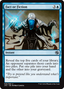Fact or Fiction (Duel Decks Anthology: Jace vs Chandra) Near Mint