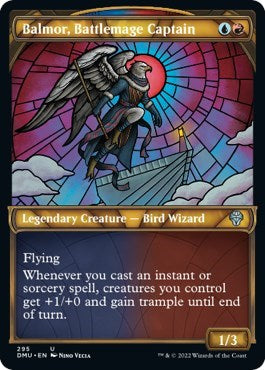 Balmor, Battlemage Captain (Showcase) (Dominaria United) Light Play