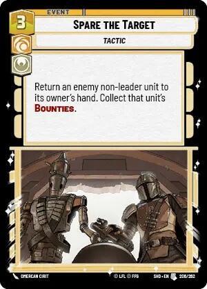 Spare the Target (Shadows of the Galaxy) Near Mint Foil
