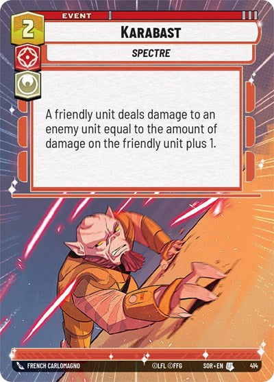 Karabast (Hyperspace) (Spark of Rebellion) Near Mint