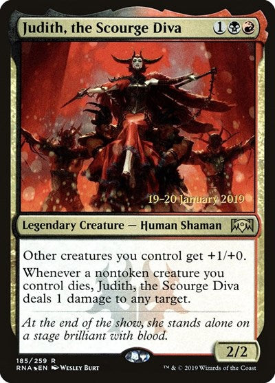Judith, the Scourge Diva (Promos: Prerelease Cards) Light Play Foil