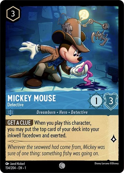 Mickey Mouse - Detective (The First Chapter) Near Mint