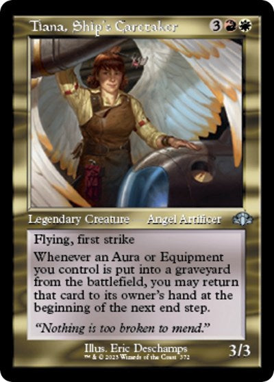 Tiana, Ship's Caretaker (Retro Frame) (Dominaria Remastered) Near Mint Foil