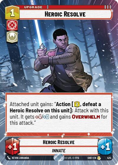 Heroic Resolve (Hyperspace) (Shadows of the Galaxy) Near Mint