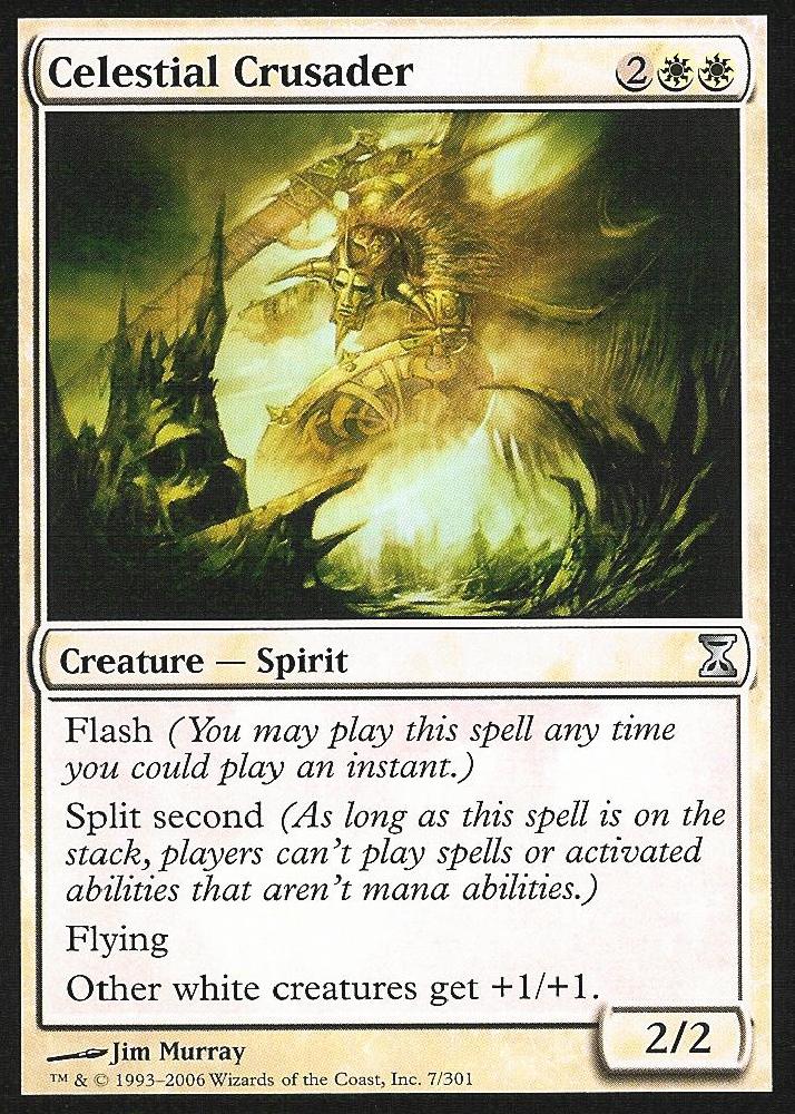 Celestial Crusader (Time Spiral) Light Play Foil