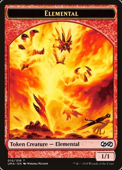 Elemental Token (010) (Ultimate Masters) Near Mint
