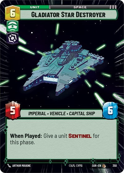 Gladiator Star Destroyer (Hyperspace) (Spark of Rebellion) Near Mint Foil