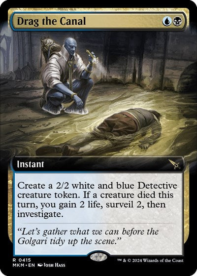 Drag the Canal (Extended Art) (Murders at Karlov Manor) Light Play Foil