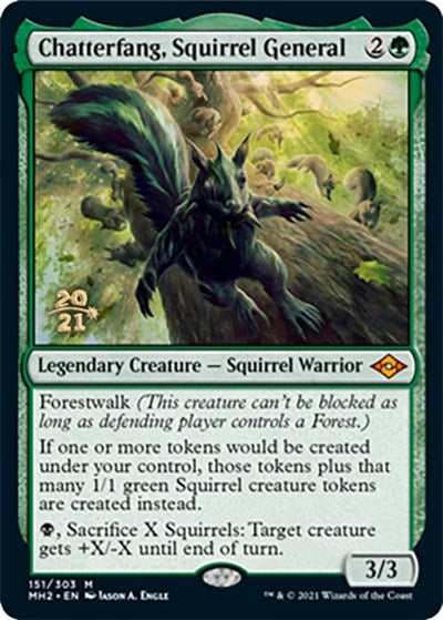 Chatterfang, Squirrel General (Promos: Prerelease Cards) Light Play Foil