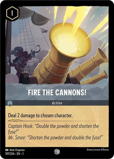 Fire the Cannons! (The First Chapter) Near Mint Cold Foil