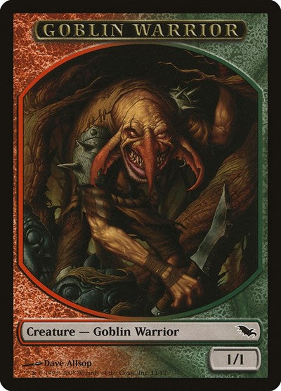 Goblin Warrior Token (Shadowmoor) Light Play