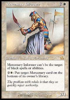 Mercenary Informer (Prophecy) Heavy Play