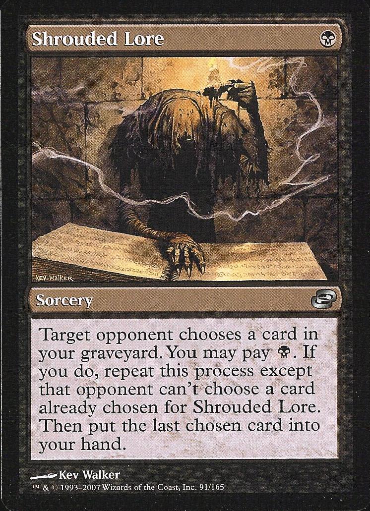 Shrouded Lore (Planar Chaos) Medium Play Foil