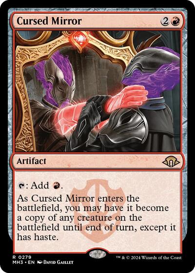 Cursed Mirror (Modern Horizons 3) Light Play