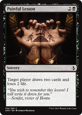 Painful Lesson (Amonkhet) Near Mint