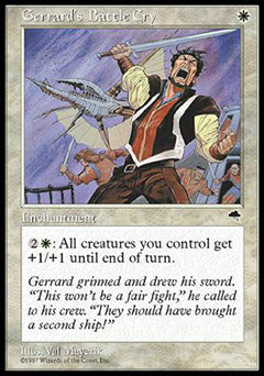 Gerrard's Battle Cry (Tempest) Medium Play