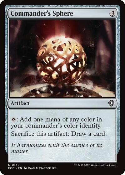 Commander's Sphere (Commander: Lorwyn Eclipsed) Near Mint