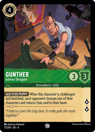 Gunther - Interior Designer (Ursula's Return) Near Mint Cold Foil