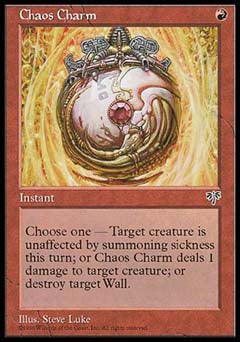 Chaos Charm (Mirage) Light Play
