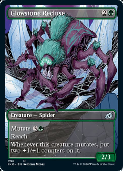 Showcase Glowstone Recluse (Ikoria: Lair of Behemoths) Near Mint Foil