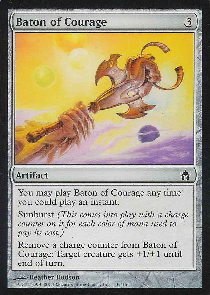 Baton of Courage (Fifth Dawn) Medium Play Foil