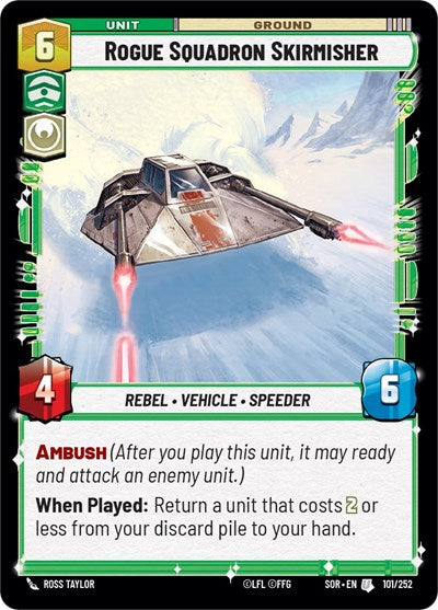 Rogue Squadron Skirmisher (Spark of Rebellion) Near Mint Foil