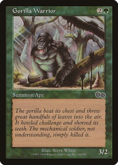 Gorilla Warrior (Urza's Saga) Light Play