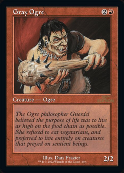Gray Ogre  Retro Frame|0|0|0.00