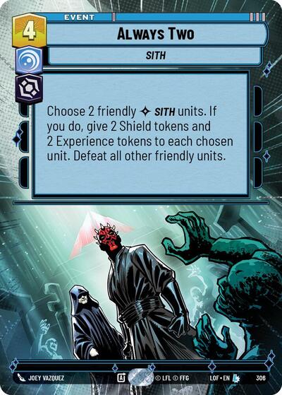 Always Two (Hyperspace) (Legends of the Force) Near Mint