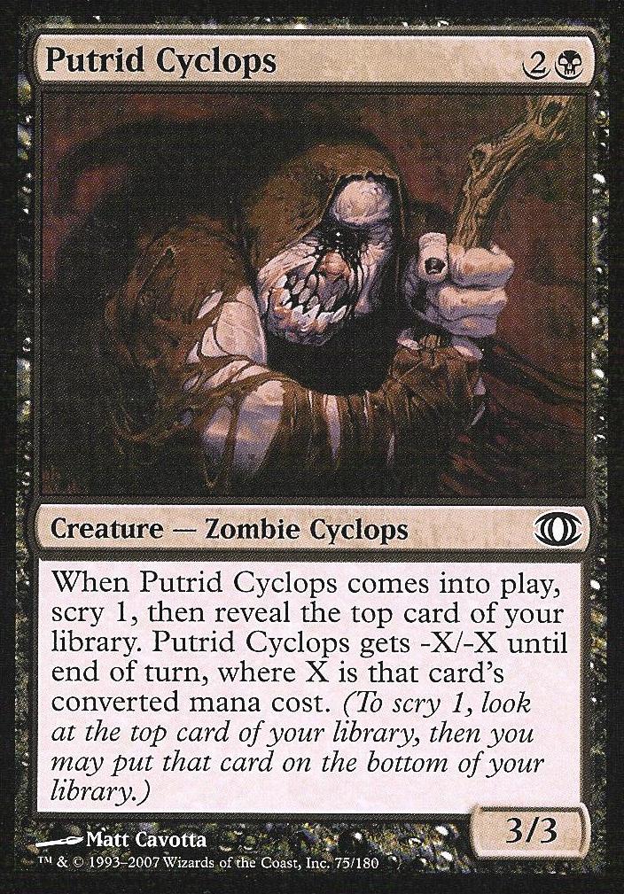 Putrid Cyclops (Futuresight) Medium Play