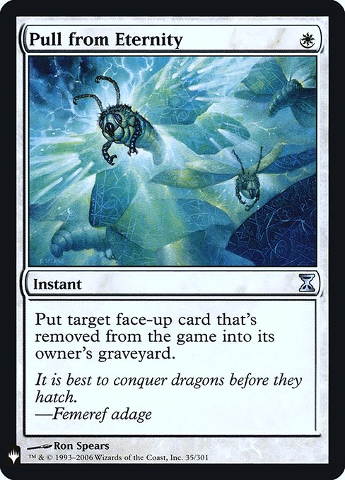 Pull from Eternity (Mystery Booster Retail Edition Foils) Light Play Foil