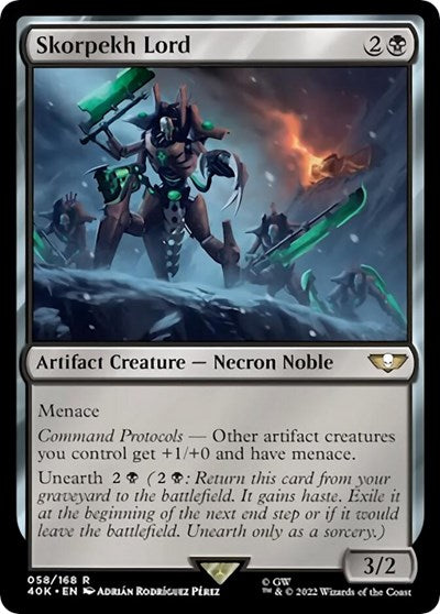 Skorpekh Lord (Surge Foil) (Universes Beyond: Warhammer 40K) Near Mint Foil