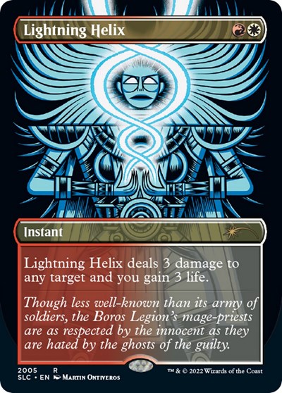 Lightning Helix (Secret Lair: 30th Anniversary Countdown Kit) Light Play