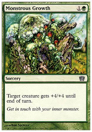 Monstrous Growth (8th Edition) Light Play