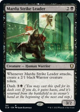 Mardu Strike Leader (Commander Legends: Battle for Baldur's Gate) Medium Play