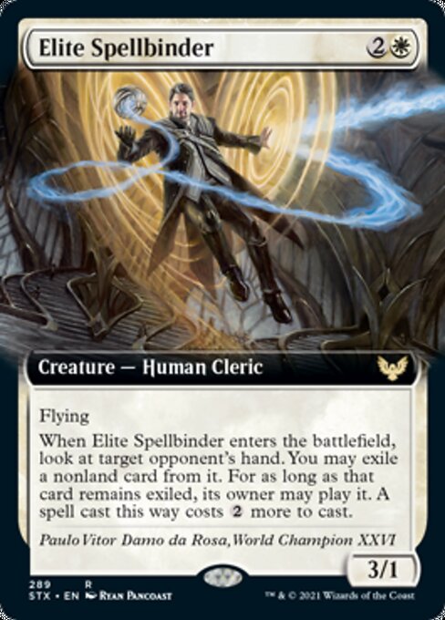 Elite Spellbinder (Extended Art) (Strixhaven) Light Play Foil