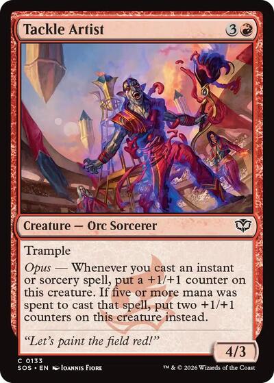 Tackle Artist (Secrets of Strixhaven) Light Play Foil