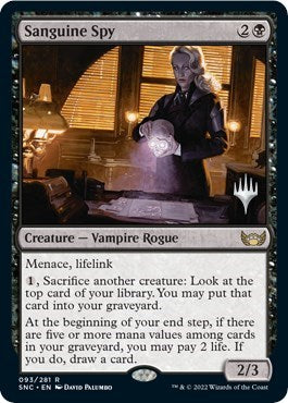 Sanguine Spy (Promo Pack: Streets of New Capenna) Near Mint
