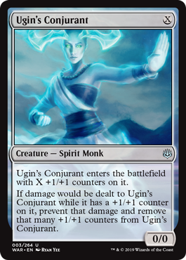 Ugin's Conjurant (War of the Spark) Light Play