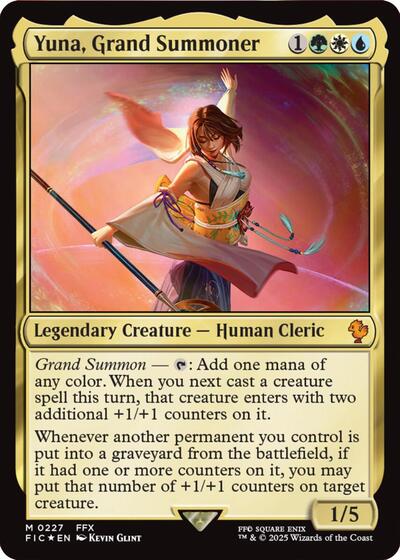 Yuna, Grand Summoner (Commander: FINAL FANTASY) Light Play Foil