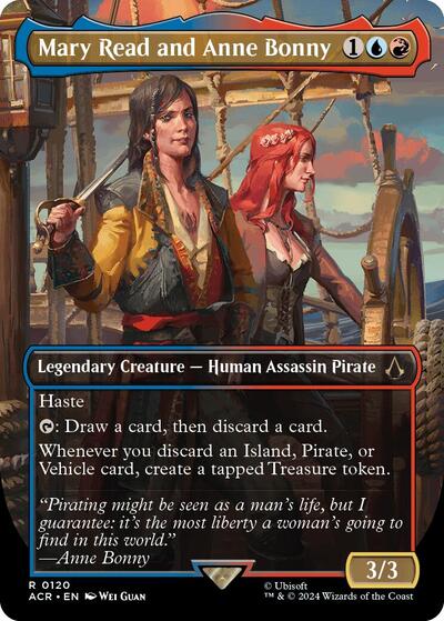 Mary Read and Anne Bonny (Borderless) (Universes Beyond: Assassin's Creed) Light Play
