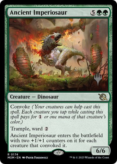 Ancient Imperiosaur (Promo Pack: March of the Machine) Light Play Foil