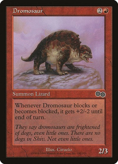 Dromosaur (Urza's Saga) Light Play
