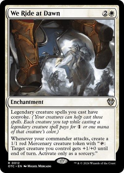 We Ride at Dawn (Commander: Outlaws of Thunder Junction) Medium Play