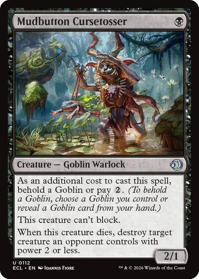 Mudbutton Cursetosser (Lorwyn Eclipsed) Near Mint