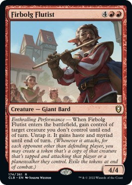 Firbolg Flutist (Commander Legends: Battle for Baldur's Gate) Light Play Foil