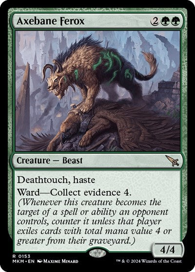 Axebane Ferox (Murders at Karlov Manor) Near Mint Foil